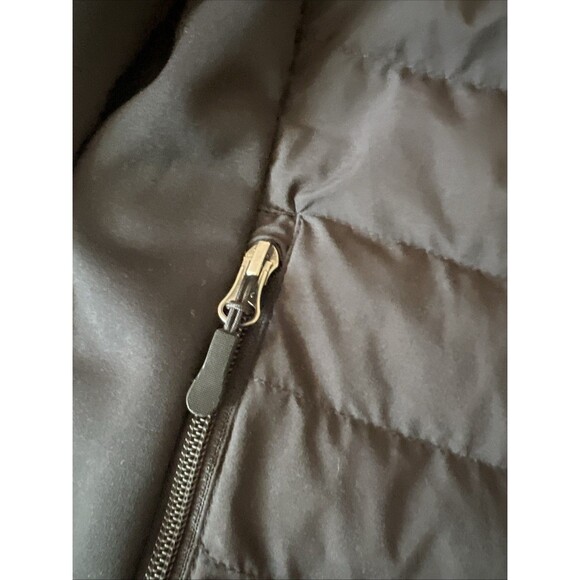 32 Degrees Men’s XL Black Mixed Media Puffer Jacket Zip Up Poly Fill - Picture 5 of 11